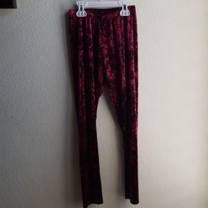 Velvet pants
